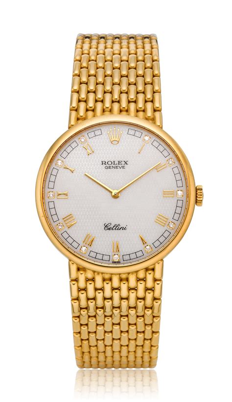 rolex cellini 18k gold price